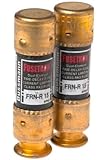 Bussmann BP/FRN-R-15 15 Amp Fusetron Dual Element Time-Delay Current Limiting Class RK5 Fuse, 250V Carded UL Listed, 2-Pack