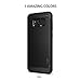 Ringke Onyx Compatible with Galaxy S8 Case Brushed Metal Design Flexible & Slim Dynamic Stroked Pattern Trim Fingerprint Resistant Cover for Samsung Galaxy S 8 (2017) - Black