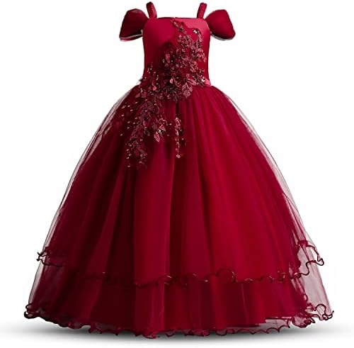 iris and ivy red dress Iris & Ivy Big Girl's Side-Pleated Asymmetrical-Hem Mikado Ballroom  Dress-14-Red