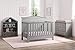 Serta Barrett 4-in-1 Convertible Baby Crib, Grey