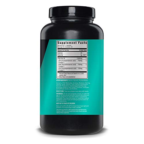 Omega JYM Fish Oil 2800mg, High Potency Omega 3, EPA, DHA, DPA for