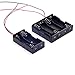 Cylewet Plastic Battery Storage Holder Case Holder Box for 4 X AA and 2 X AA with Wire Leads for Arduino CYT1028