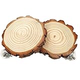Ewook 2 Pack Round Bird Cage Perchs Sleeping Stand Playground Accessories for Parakeets Cockatiels Conures Macaws Parrots,Wood Bird Perch