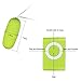 Ecurson Women Vibrating Jump Egg Wireless MP3 Remote Control Vibrator Sex Toys Products (Green)