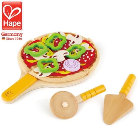 Amazon Hape ハペ 木のおもちゃ おままごと ホームメイドピザ おままごとセット ピザ セット おもちゃ