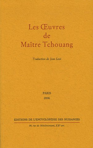Les  oeuvres de maître Tchouang