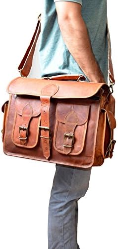 Vintage Real Leather Camera Lens DSLR Sony Canon Nikon Cross-body Shoulder Bag