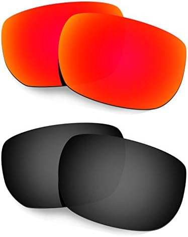 HKUCO Plus Mens Replacement Lenses For Oakley Style Switch - 2 pair