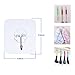 Ecjiuyi 10 Packs Reusable Adhesive Hooks,Transparent Heavy Duty Wall Hooks with No Scratch, Waterproof and Oilproof for Bathroom, Bedroom, Kitchen, Refrigerator Door, Wall and Ceiling
