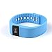 LONSUN TW64 Smart Watch Bluetooth Bracelet Call Remind Remote self-timer Smart band Calorie Counter Wireless Pedometer Sport Sleep Monitor Activity Tracker For Android IOS Phone (Blue)
