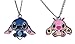 Lilo & Stitch Movie STITCH & ANGEL Characters 2 PENDANT SET on 18