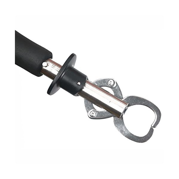 Entsport-Fish-Lip-Gripper-Fish-Scales-Professional-Fish-Holder-Stainless-Steel-Fish-Lip-Grabber-40-Pound-Fish-Lip-Grip-Tool-with-Weight-Scale