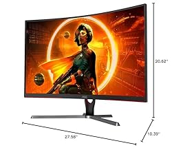 AOC CQ32G3SE 32" Curved Gaming Monitor 2K QHD