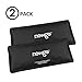 Gel Ice Pack for Cold Therapy Reusable Hot Cold Gel Pack for Sports Injuries, Pain Relief, Headaches, Fever, Sprains and Swelling, Cold Compress for Head, Neck, Shoulder, Wrist, Knee(Set of 2 Pack)