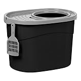 IRIS USA Top Entry Cat Litter Box With