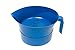 Easy Greasy Colander & Food Strainer Kitchen Set - Strains Ground Beef & Bacon Grease - Colander Set Rinses Pasta, Rice, Fruit, & Vegetables | Comes with Grease Container with Lid (Blue)