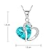 KATGI Fashion Austrian Crystals Heart Shape Pendant Necklace
