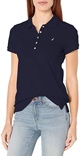 nautica women's breton stripes sleeveless v-neck stretch cotton polo dress Nautica Women's Breton Stripes Sleeveless V-Neck Stretch Cotton Polo Dress  Casual Dress : Amazon.de: Fashion