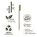 PREXWARE 4.7 Inch Bamboo Picks Paddle Skewers BBQ Picks 100 Pack