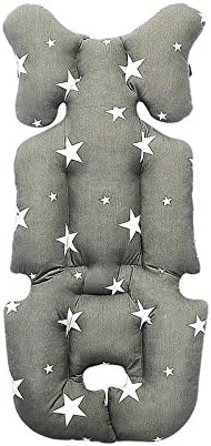 Stroller Seat Liner by JOYREN - Keep Warm 3D Air Mesh Breathable Cushion Seat Pad Used in Pram and Car Seat (Gray)