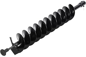 Planting Hole Digger, Earth Auger Drill Bit, Manganese Steel Powered Post Hole Digger Accessory for Digging Planting Burrowin