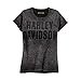 Harley-Davidson Women's Jersey Applique Tee, Black