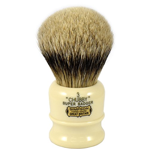 Simpson Shaving Brushes Chubby Ch3 S Super Badger Handmade British Shaving Brush