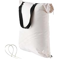 Haiouus Universal Leaf Vacuum Blower Bag Bottom Debris Dump Bag, Compatible with Leaf Blowers and Ultra Blower Rake, Suitable