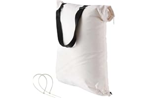 Haiouus Universal Leaf Vacuum Blower Bag Bottom Debris Dump Bag, Compatible with Leaf Blowers and Ultra Blower Rake, Suitable for Most Blowers