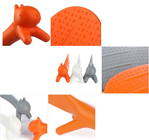 Connia Creative Lovely Kitchen Supplied Squirrel Shaped Non Stick Rice Paddle Color Random - Thumbnail 2