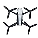 Elaco Upgrade Rotor Propellers Props Carbon Fiber Composites Accessories for Parrot Bebop 2 Drone (Black)