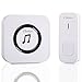 CHETOO Wireless Doorbell System- Best Set Of 1 Plug-In Long Range Wireless Receiver + 1 IP55 Waterproof Remote Push Button– Top Remote Doorbell With 55 Chimes & LED Indicator For Home/ Office- White