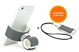Papilio - All in One Multifunctional Mobile Phone Car Mount Stand Holder Cradle Bracket, Car Air Vent Steering Wheel, Bike Bicycle Motorcycle Handle Bar Racks Handlebar, Pole Desk Desktop Shelf Driver Headrest Stroller Universal 360 Degree Rotation Simple One Mount for Everywhere, Compatible with All 2