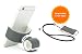 Papilio - All in One Multifunctional Mobile Phone Car Mount Stand Holder Cradle Bracket, Car Air Vent Steering Wheel, Bike Bicycle Motorcycle Handle Bar Racks Handlebar, Pole Desk Desktop Shelf Driver Headrest Stroller Universal 360 Degree Rotation Simple One Mount for Everywhere, Compatible with All 2"- 3 1/2"(50-90mm) Wide Cellphones, Free Strap Holder