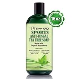 Antifungal Tea Tree Oil Soap 16 oz Best Body & Foot Wash For Athletes Wash Away Ringworm, Jock Itch, Body Odor & Acne.