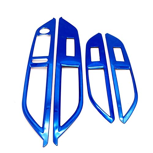Alina-Shops - LHD For Peugeot 3008 GT /5008 GT Car Door Handle Holder Window Lift Switch Cover Trim 