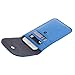 Bear Motion Felt Sleeve Case for iPhone 6 4.7 inch, HTC One M7, HTC One M8, Galaxy S3, Galaxy S4 and Galaxy I8750 Smart Phones (Blue) (Might Not fit if You Have Other case on The Phone)