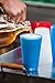 Silipint Silicone Pint Glass Set, Patented, BPA-Free, Shatter-proof Silicone Cup Drinkware (1-Pack, Bend Blue)