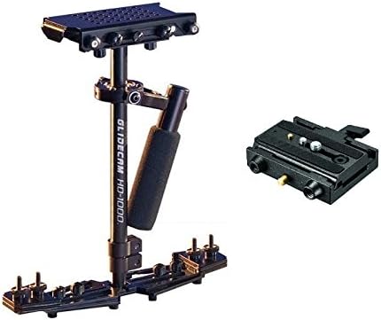 Glidecam HD-1000 Hand-Held Stabilizer with Manfrotto 577 Rapid Connect Adapter with Sliding Mounting Plate (501PL)