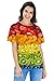 3D Printed Fruits Tee Tops T-Shirt(L,Fruit)