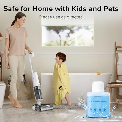 Roborock Original Floor Cleaner Solution for All Series Wet/dry vacuum cleaners & Robot Vaccum Cleaner, Saros10, S7 max ultra, Q7 TF/TF+, Q10 VF/VF+, Qrevo Series, F25 RT, 200 ml,Dilution Ratio 1:200