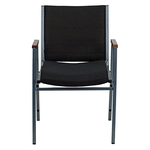 Flash-Furniture-Hercules-Series-3-Inch-Thickly-Padded-Upholstered-Stack-Chair-with-Arms-PatternedChrome