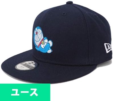 Amazon Co Jp ドラえもん New Era ニューエラ キャップ 帽子 ユース 9fifty 50th ネイビー Free 服 ファッション小物