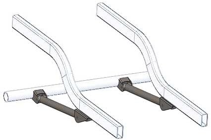 RuffStuff Specialties Anti Wrap/Simple Traction Bar Kit With No Tube (Simple Traction Bar Kit No Tube)