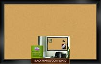 The Board Dudes Black Framed Cork Board 35