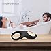 EROCOME Full Silicone Vibrating Sagitta Remote Control Cock Ring - Waterproof Rechargeable Penis Ring Vibrator with 8 Modes - Sex Toy for Male or Couples (Black)