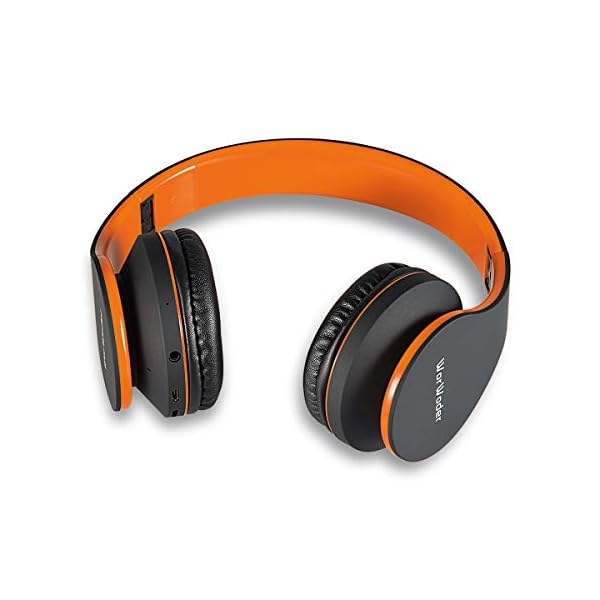 Wireless-Bluetooth-Over-Ear-Stereo-Foldable-HeadphonesWireless-and-Wired-Mode-Headsets-with-Soft-Memory-Protein-EarmuffsBuilt-in-Mic-for-Mobile-Phone-PC-Laptop-Black-Organge Wireless Bluetooth Over Ear Stereo Headphones, Wireless and Wired Mode Headsets with Soft Memory-Protein Earmuffs, Built…