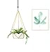 Mkono Himmeli Hanging Planter with Ceramic Plant Holder Wall Decor