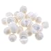 JiaUfmi 50 Pcs Wool Felt Balls 20mm Wool Beads Fluffy Pom Poms Ball Decoration for DIY Craft Christmas Decor Making, Beige