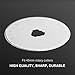 KISSWILL 45mm Rotary Cutter Blades, 10 Pack 45mm Replace Rotary Blades Fits Fiskars, Olfa, Martelli, Truecut, DAFA Rotary Cutters for Quilting Scrapbooking Sewing Arts & Crafts, Sharp and Durable